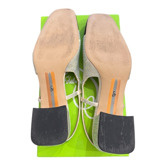 Sam Edelman Tarra Glitz Slip-On Slingback Pumps EUC - Picture 5 of 9